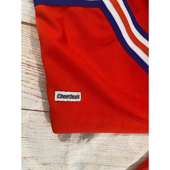 Cheer Deals Women's Orange Gatore Two Piece Cheer Leading Set - 40/9 - Picture 3 of 15